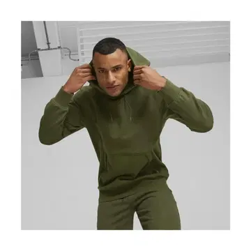 미사용 PUMA 그린 후드티 L CLASSICS 스톰