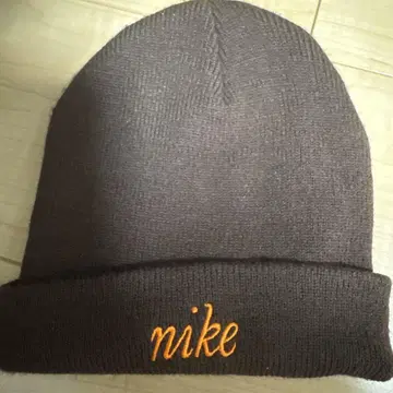 Nike 브라운 니트 모자