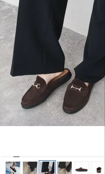 Spick and Span 마네브 BITCH SLIPPER 36 브라운