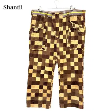 Shantii 패치워크 코듀로이 팬츠 샹티 무라준 무라카미 준