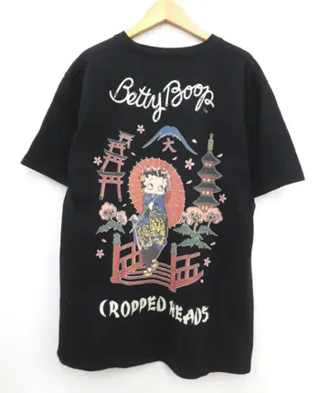 Betty Boop x CROPPED HEADS 오이란 티셔츠