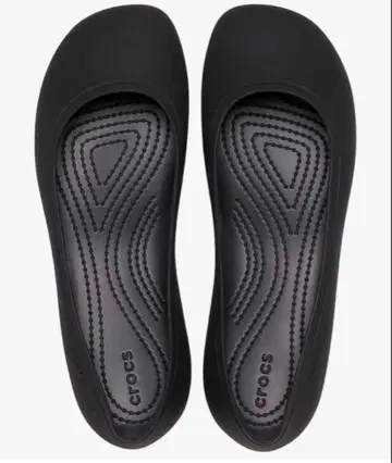crocs 브루클린 플랫 W8 블랙