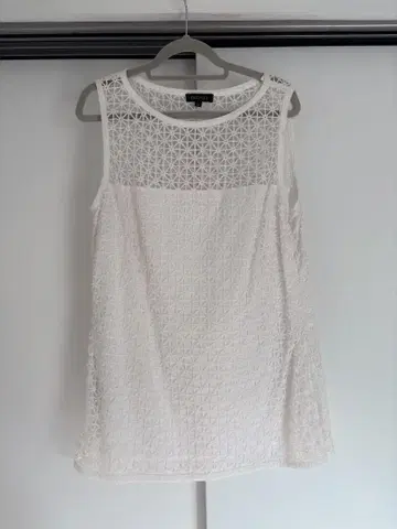 ESCADA 화이트 레이스 탱크탑 36