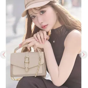 cherimi 이토 모모 숄더백 아이보리 베이지