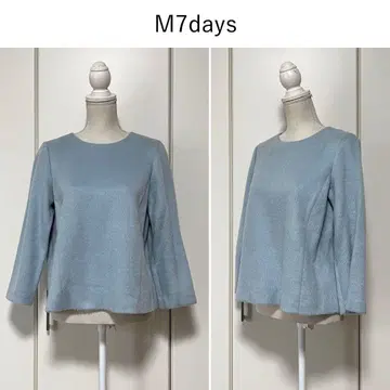 [일본제] M7days 실키 퍼 7부 소매 풀오버