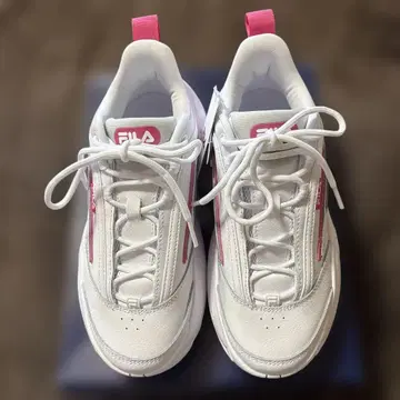 FILA TWISTER 화이트/핑크 23.5cm 시착만 한 상품 택 포함