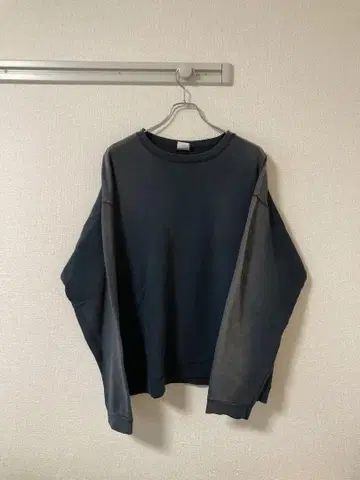 헤인즈 귀 페이드 맨투맨 블랙 XL