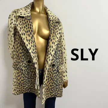[ 2117 ] SLY 레오파드 무늬 아우터 F 울