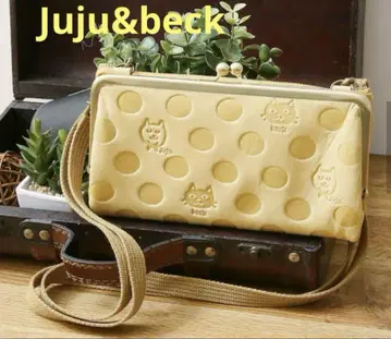 Juju&beck 주주앤드벡 고양이 무늬 복주머니 지갑 숄더
