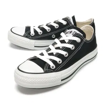 블랙 캔버스 스니커즈 올스타 로우컷 converse