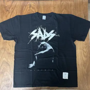 [레어] SADS 그래픽 T셔츠 XXL 블랙