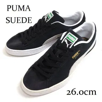 미사용품 푸마 스웨이드 클래식 XXI 블랙 26.5cm