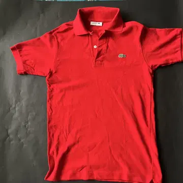 Lacoste 레드 피케 셔츠