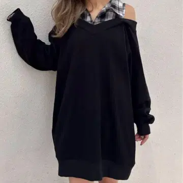 GYDA 제이다 오프숄더 원피스 미니 원피스 미니 블랙