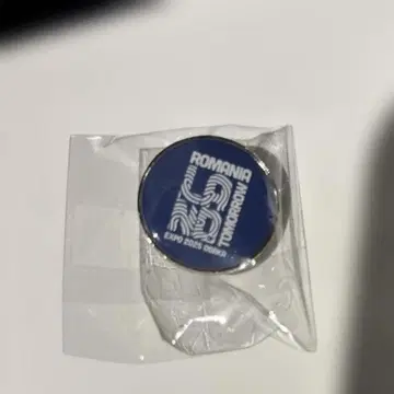 오사카 간사이 만박 EXPO 루마니아관 핀 배지 미약미약