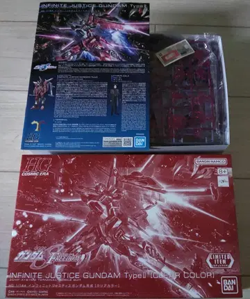 HG 1/144 인피니트 저스티스 건담 이식 클리어 컬러