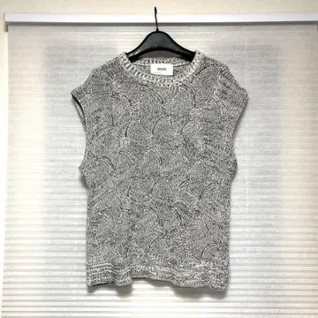 그 18. 멜란지 니트 베스트 Melange knit vest