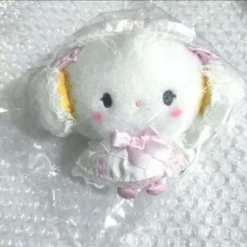 산리오 화이트 프릴 코기뮨 마스코트