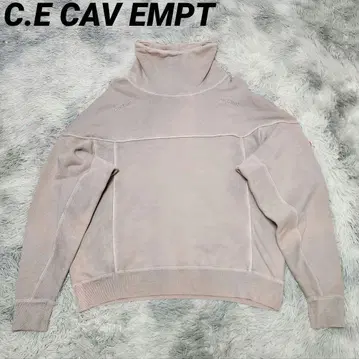 C.E CAV EMPT C.E 하이넥 오버 사이즈 맨투맨 CE