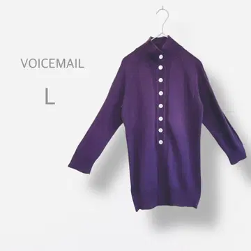 [ VOICEMAIL ] 모크넥 하이 게이지 니트 헨리넥 슬림