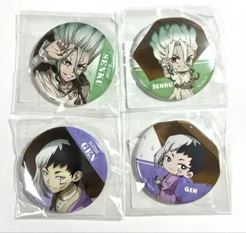 Dr.STONE DMM 스크래치 레이니 데이 캔뱃지 센쿠 겐