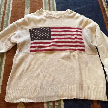 AMERICAN CREATIONS 미국 국기 스웨터 M