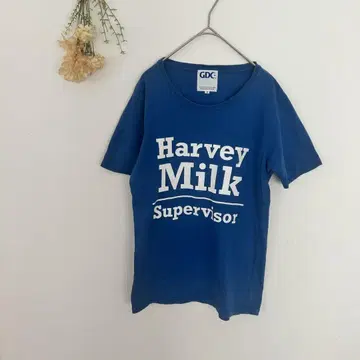 GDC x MILK 콜라보 T셔츠 블루 S사이즈
