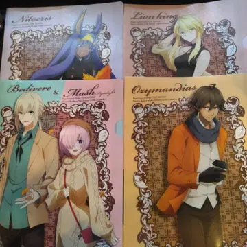 fgo 신성 원탁 영역 카멜롯 로테 콜라보 클리어 파일 4종 묶음 판매