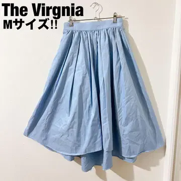The Virgnia 새상품급 롱 플레어 스커트 M 블루