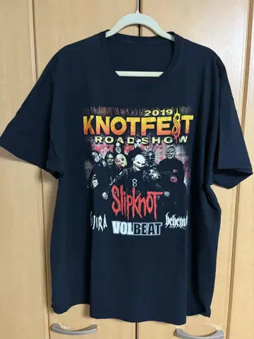 slipknot 2019 Knotfest 티셔츠 XL 슬립낫