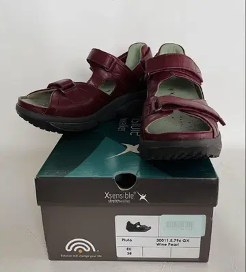 스트레치 워커 Xsensible Pluto 38 와인 펄