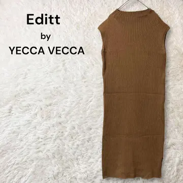 Editt YECCA VECCA I라인 롱 원피스 리브 니트