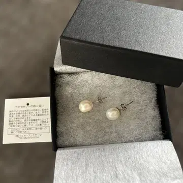 미사용! 담수 펄 귀걸이