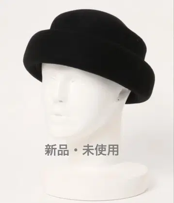 새상품 사만사 모스모스 SamansaMos2 펠트 토크 햇 블랙
