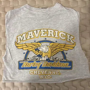 Harley Davidson MAVERICK 슬리브리스 T셔츠 M