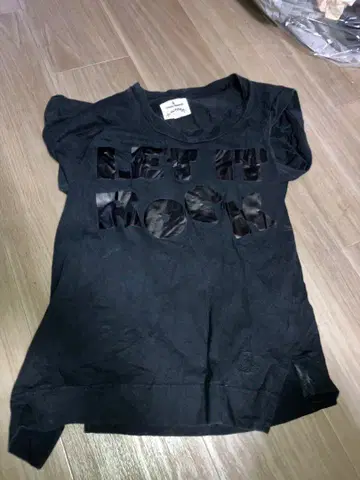 vivian westwood 블랙 메시지 프린트 T셔츠 M
