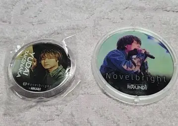 Novelbright 타케나카 유다이 라운드 원 코스터 마그넷 2개 세트