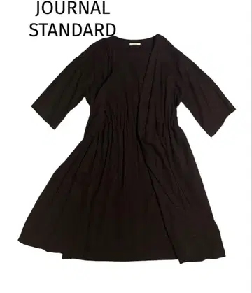 JOURNAL STANDARD 린넨 혼방 롱 가운 코트