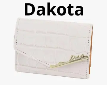 Dakota 다코타 3단 폴더형 지갑 천연 가죽 여성용 아이보리