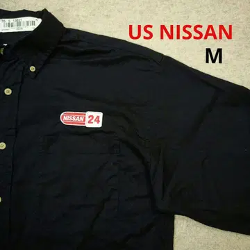 US NISSAN 닛산 BD 셔츠 워크 셔츠 긴팔 M