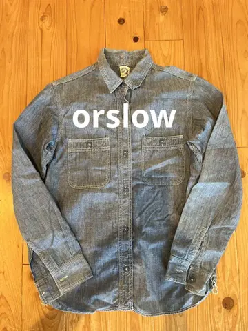 오어슬로우 orslow 데님 긴팔 셔츠 사이즈 2
