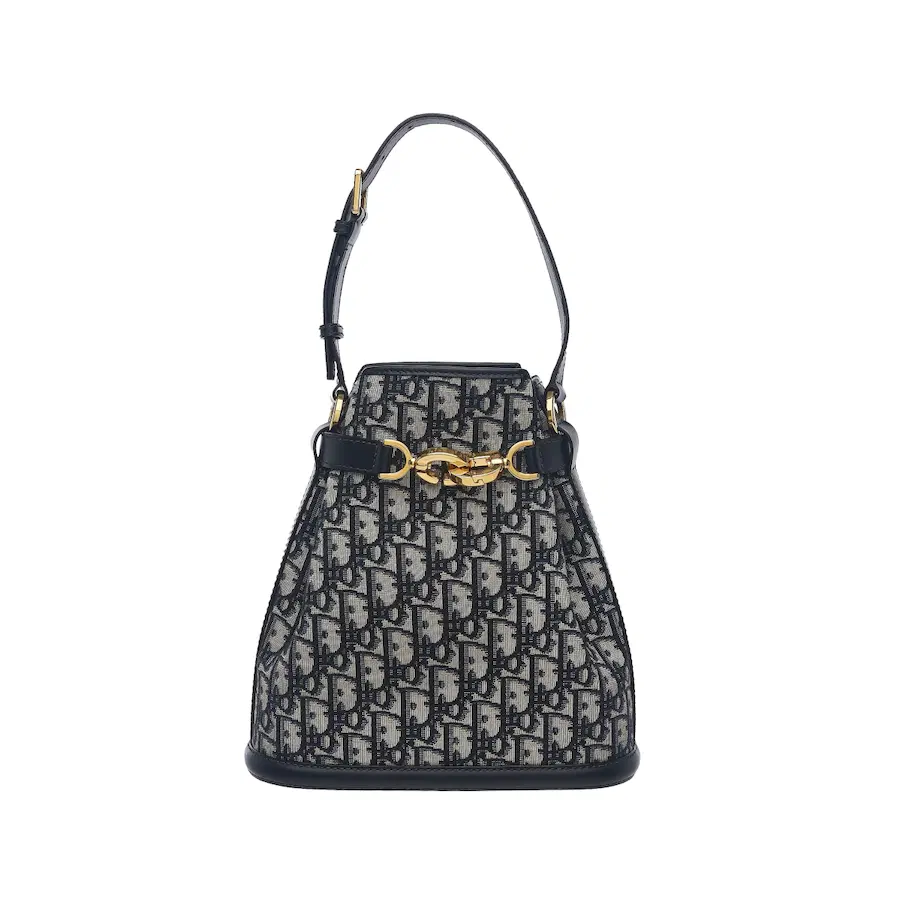 Dior Oblique 帆布材质的 Dior 水桶包（中号）