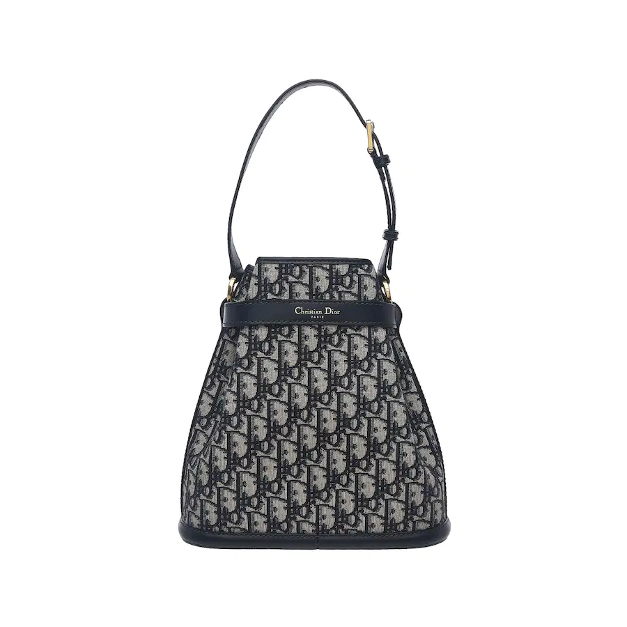 Dior Oblique 帆布材质的 Dior 水桶包（中号）