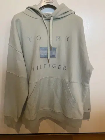 TOMMY HILFIGER 라이트 그린 후드티