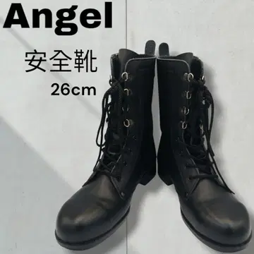 [ 새상품 ] 엔젤 안전화 26cm 워크 부츠 사이드 지퍼 블랙