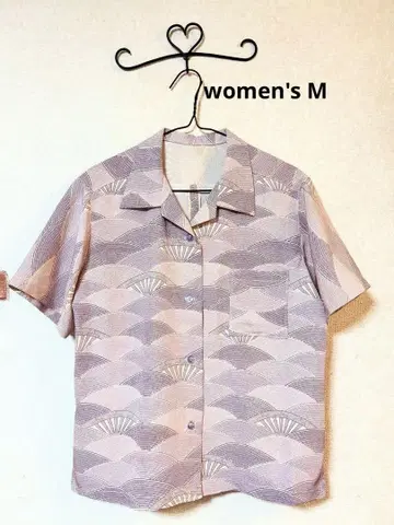 기모노 리메이크 하와이안 셔츠 women's M
