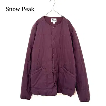 Snow Peak x Pilgrim 별주 인슐레이션 가디건 XL