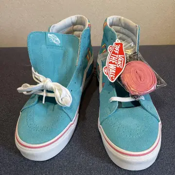 Vans 하이컷 스니커즈 아쿠아 블루