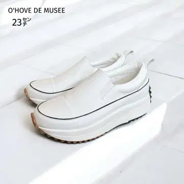새상품급 오데브뮤제 통굽 슬립온 23cm O'HOVE DE MUSEE