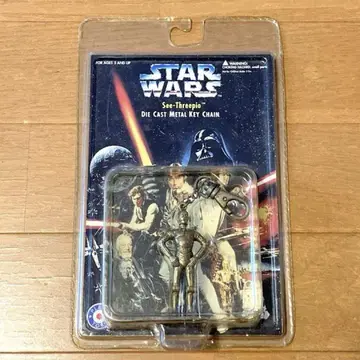 미개봉 STAR WARS 메탈 키체인 C3-PO 피규어